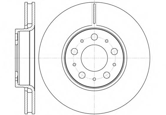 REMSA 6619.10 Тормозной диск
