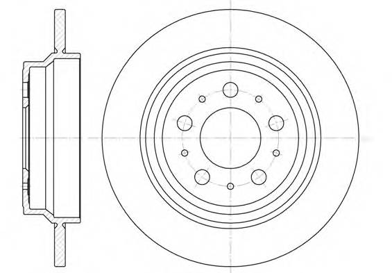 REMSA 6620.00 Тормозной диск