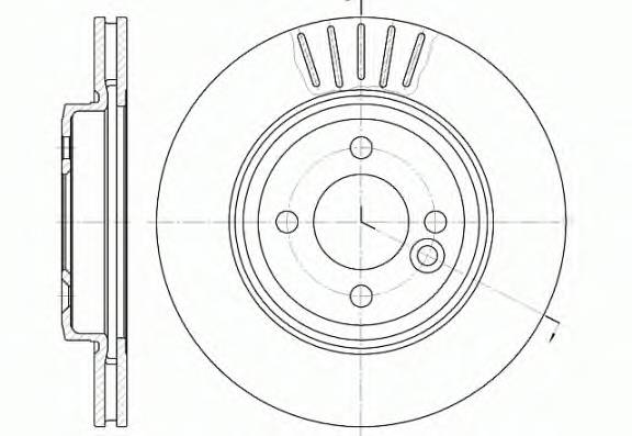 REMSA 6624.10 Тормозной диск REMSA 6624.10 Тормозной диск