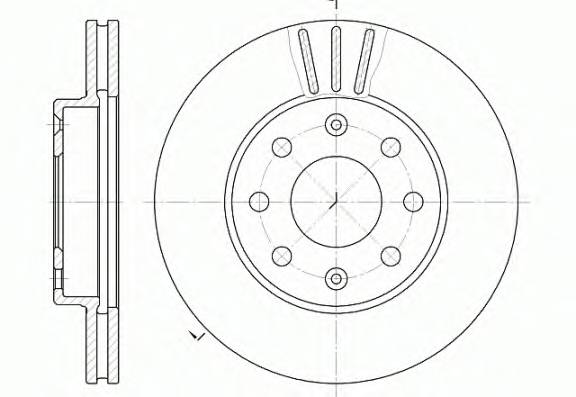 REMSA 6655.10 Тормозной диск REMSA 6655.10 Тормозной диск