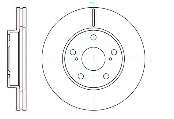 REMSA 61043.10 Тормозной диск REMSA 61043.10 Тормозной диск