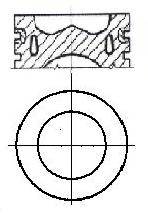 NURAL 8713800610 Поршень