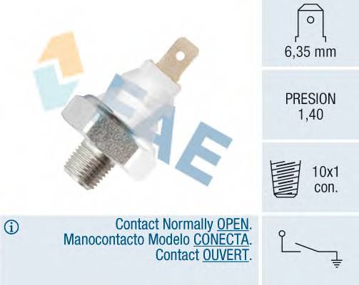 FAE 12920 Датчик давления масла