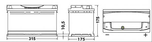 EXIDE EA852 Стартерна акумуляторна бат... EXIDE EA852 Стартерна акумуляторна бат...