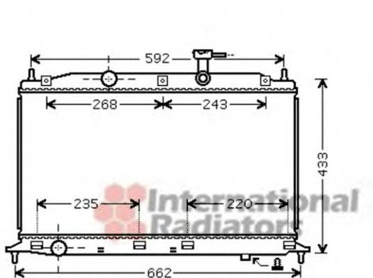 VAN WEZEL 82002188 Радиатор, охлаждение двига... VAN WEZEL 82002188 Радиатор, охлаждение двига...