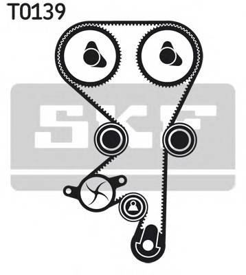 SKF VKMC 05152-2 Водяний насос + комплект зу... SKF VKMC 05152-2 Водяний насос + комплект зу...