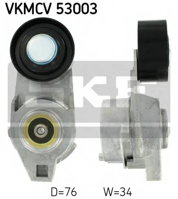 SKF VKMCV 53003 Натяжний ролик, поліклінов... SKF VKMCV 53003 Натяжний ролик, поліклінов...