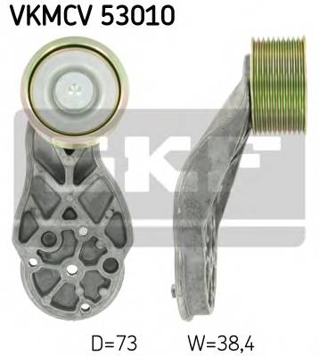 SKF VKMCV 53010 Паразитный / ведущий ролик, 