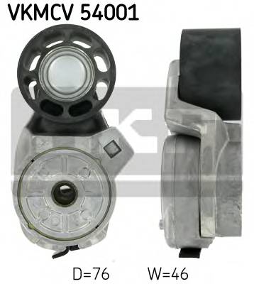 SKF VKMCV 54001 Натяжний ролик, поліклінов... SKF VKMCV 54001 Натяжний ролик, поліклінов...