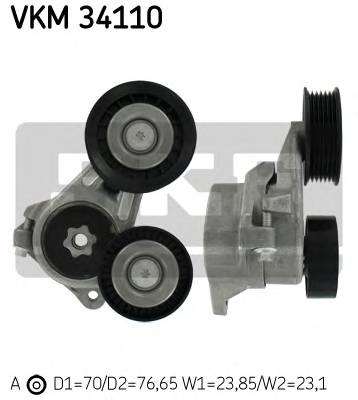 SKF VKM 34110 Натяжной ролик, поликлинов... SKF VKM 34110 Натяжной ролик, поликлинов...