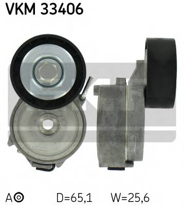 SKF VKM 33406 Натяжной ролик, поликлинов