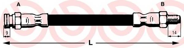 BREMBO T 23 147 Тормозной шланг