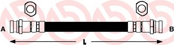 BREMBO T 85 081 Тормозной шланг