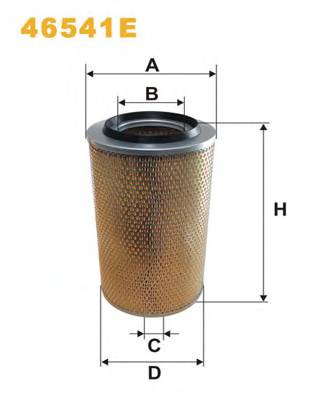 WIX FILTERS 46541E Повітряний фільтр WIX FILTERS 46541E Повітряний фільтр