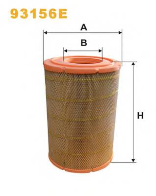 WIX FILTERS 93156E Воздушный фильтр WIX FILTERS 93156E Воздушный фильтр