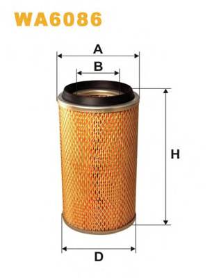 WIX FILTERS WA6086 Воздушный фильтр WIX FILTERS WA6086 Воздушный фильтр