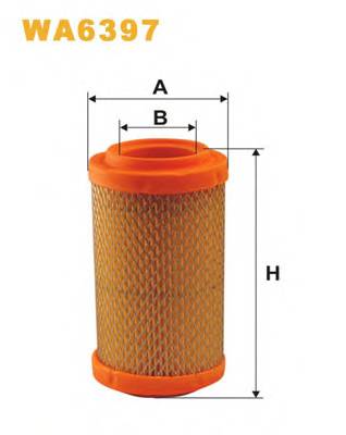 WIX FILTERS WA6397 Повітряний фільтр WIX FILTERS WA6397 Повітряний фільтр