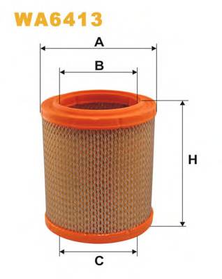 WIX FILTERS WA6413 Повітряний фільтр WIX FILTERS WA6413 Повітряний фільтр