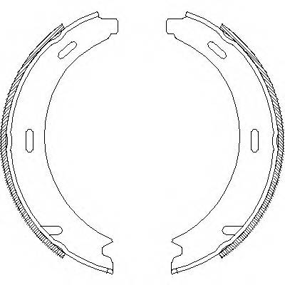 WOKING Z4093.01 Комплект гальмівних колодо...