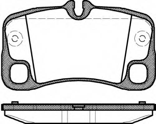 ROADHOUSE 21369.00 Комплект тормозных колодок...