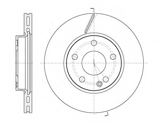 ROADHOUSE 6675.10 Тормозной диск