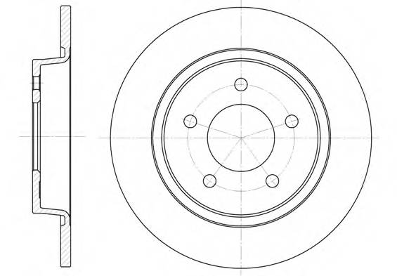 ROADHOUSE 6880.00 Тормозной диск ROADHOUSE 6880.00 Тормозной диск