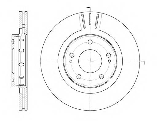 ROADHOUSE 6896.10 Гальмівний диск ROADHOUSE 6896.10 Гальмівний диск