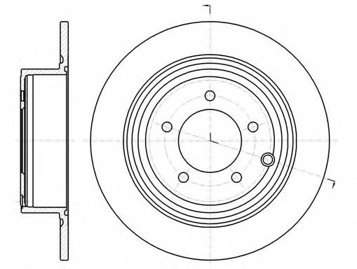 ROADHOUSE 61290.00 Тормозной диск