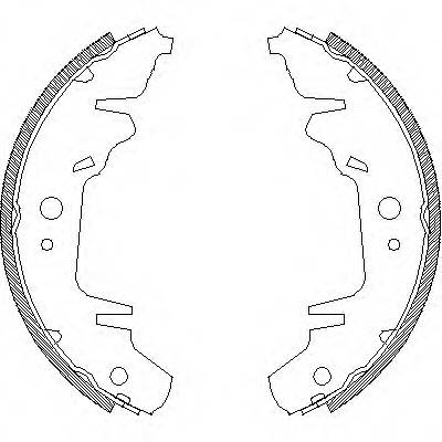 REMSA 4020.00 Комплект тормозных колодок