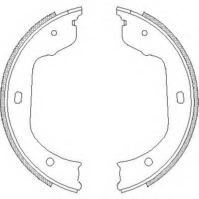 REMSA 4740.00 Комплект тормозных колодок