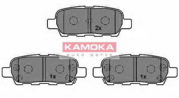 KAMOKA JQ1013386 Комплект тормозных колодок