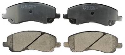 DENCKERMANN B110875 Комплект тормозных колодок