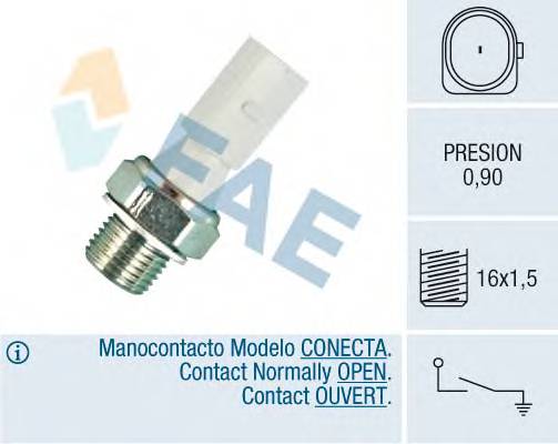 FAE 12860 Датчик тиску масла FAE 12860 Датчик тиску масла