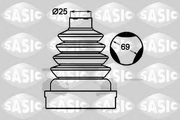 SASIC 1904023 Комплект пылника, приводно