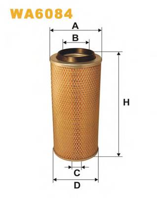 WIX FILTERS WA6084 Повітряний фільтр WIX FILTERS WA6084 Повітряний фільтр
