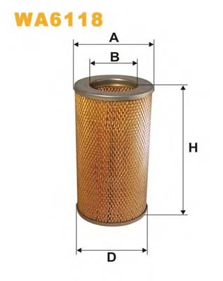 WIX FILTERS WA6118 Воздушный фильтр WIX FILTERS WA6118 Воздушный фильтр