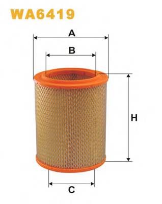 WIX FILTERS WA6419 Воздушный фильтр WIX FILTERS WA6419 Воздушный фильтр