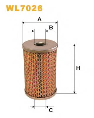 WIX FILTERS WL7026 Гидрофильтр, рулевое управ... WIX FILTERS WL7026 Гидрофильтр, рулевое управ...