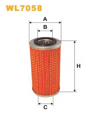 WIX FILTERS WL7058 Масляний фільтр WIX FILTERS WL7058 Масляний фільтр