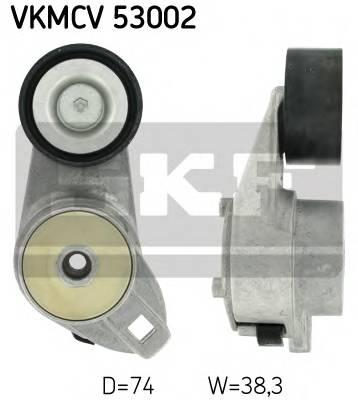 SKF VKMCV 53002 Натяжний ролик, поліклінов... SKF VKMCV 53002 Натяжний ролик, поліклінов...