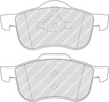 FERODO FDB1382 Комплект тормозных колодок