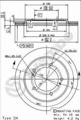 BREMBO 09.9142.10 Тормозной диск BREMBO 09.9142.10 Тормозной диск