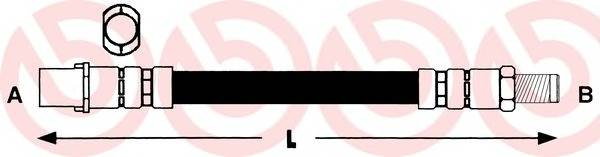 BREMBO T 24 049 Гальмівний шланг