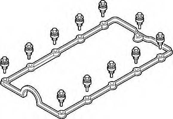 ELRING 388.930 Комплект прокладок, крышка 