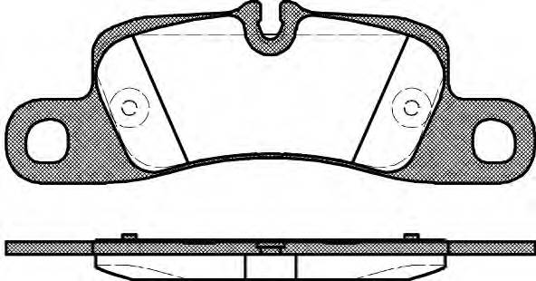 ROADHOUSE 21379.00 Комплект тормозных колодок...
