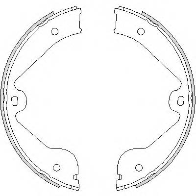 ROADHOUSE 4735.00 Комплект тормозных колодок...