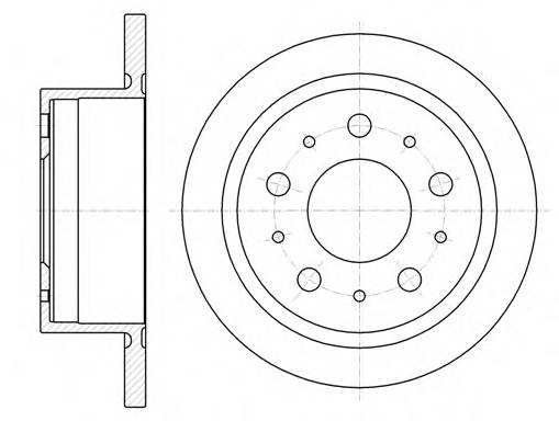 ROADHOUSE 61057.00 Гальмівний диск ROADHOUSE 61057.00 Гальмівний диск