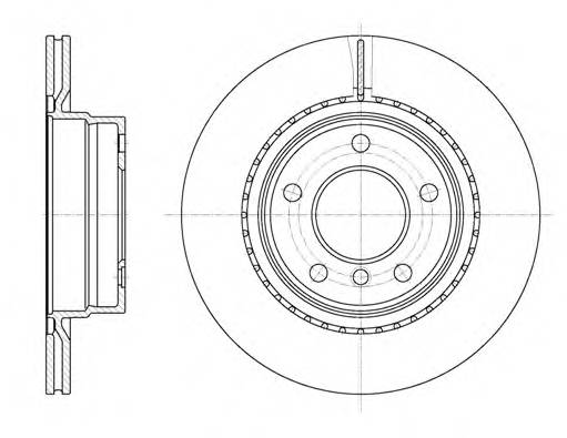 ROADHOUSE 61231.10 Тормозной диск