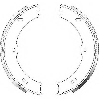 REMSA 4746.00 Комплект тормозных колодок...