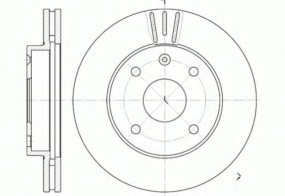 REMSA 6959.10 Тормозной диск REMSA 6959.10 Тормозной диск